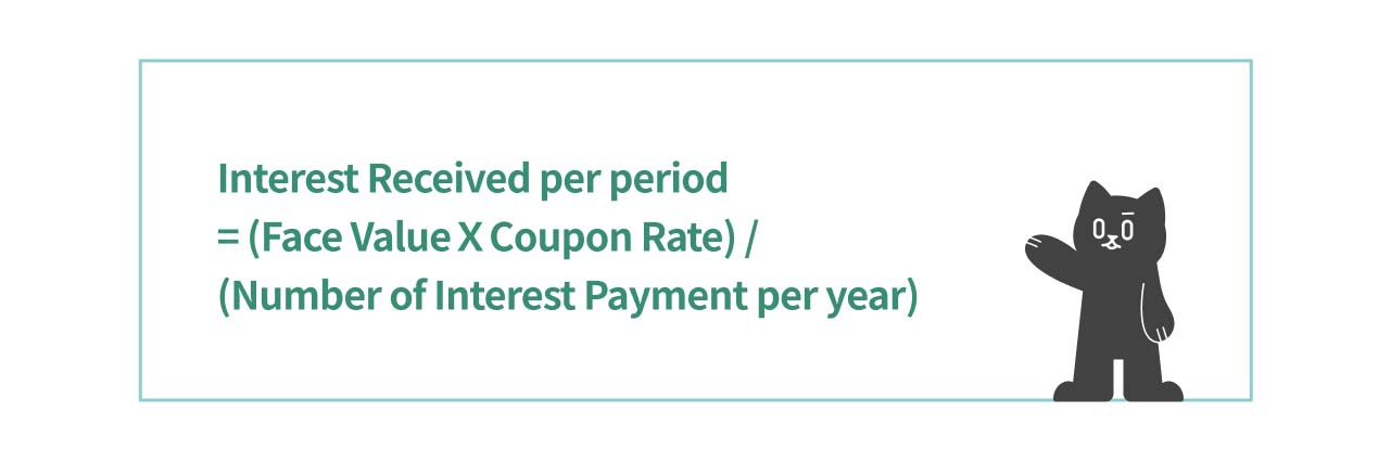 An illustration of bond interest calculation.